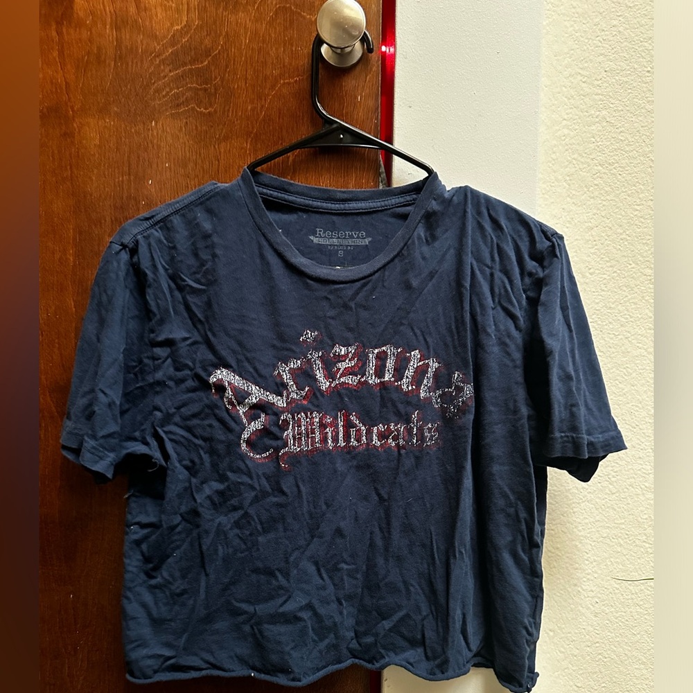 university of arizona cropped tee